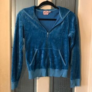 Juicy Couture Velour Zip Up Jacket